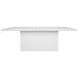 Lucian White 86" Rectangular Dining Table