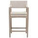 Lucia Stone Performance Fabric Upholstered Outdoor Counter Height Stool