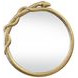Lucius Gold Round Wall Mirror