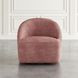 Lulu Red Upholstered 360 Swivel Accent Chair