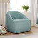 Lulu Blue Upholstered Swivel Accent Chair