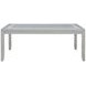 Fiona Mist Gray 78" Extendable Rectangular Dining Table