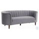 Millephri Gray Velvet 81" Sofa