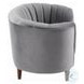 Millephri Gray Velvet 81" Sofa