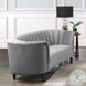 Millephri Gray Velvet 71" Loveseat