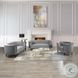 Millephri Gray Velvet 71" Loveseat