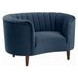 Millephri Blue Upholstered Accent Chair