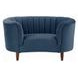 Millephri Blue Upholstered Accent Chair