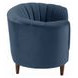 Millephri Blue Upholstered Accent Chair