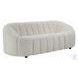 Osmash White Teddy Sherpa 84" Sofa