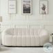 Osmash White Teddy Sherpa 84" Sofa