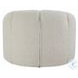 Osmash White Teddy Sherpa Chair with Swivel