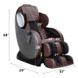 Pacari Chocolate Upholstered Massage Chair
