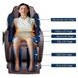 Pacari Chocolate Upholstered Massage Chair