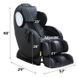 Pacari Black Upholstered Massage Chair