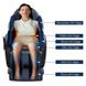 Pacari Black Upholstered Massage Chair