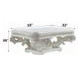 Vanaheim Antique White Rectangular Coffee Table