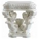 Vanaheim Antique White Square End Table