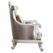 Vanaheim Gold Upholstered Accent Chair with Pillow and Nailhead Trim