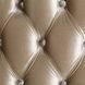 Vanaheim Gold Upholstered Accent Chair with Pillow and Nailhead Trim