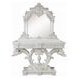 Vanaheim Antique White Arched Vanity Mirror