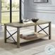 Abiram Rustic Oak Rectangular Coffee Table