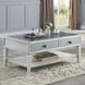 Katia Rustic Gray and Weathered White Rectangular Sintered Stone Top Coffee Table