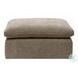 Naveen Khaki Linen Modular Square Ottoman