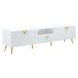 Gaines White 79" TV Stand