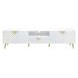 Gaines White 79" TV Stand