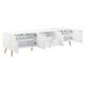 Gaines White 79" TV Stand