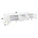 Gaines White 79" TV Stand