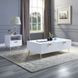 Gaines White Rectangular Coffee Table