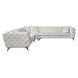 Atronia Beige 2 Piece Modular Sectional with Pillow