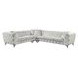 Atronia Beige 2 Piece Modular Sectional with Pillow