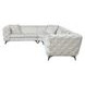 Atronia Beige 2 Piece Modular Sectional with Pillow