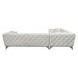 Atronia Beige 2 Piece Modular Sectional with Pillow