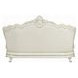 Adara Pearl White Living Room Set with Pillows and Nailhead Trim