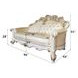 Vendome Champagne 96" Sofa with Pillows and Nailhead Trim