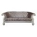 Versailles Ivory 99" Sofa with Nailhead Trim
