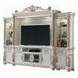 Vendome Antique Pearl 131" TV Stand with LED
