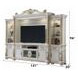 Vendome Antique Pearl 131" TV Stand with LED
