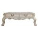 Dresden Bone White Rectangular Coffee Table