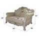 Dresden Antique Pearl 64" Loveseat with Pillow and Nailhead Trim