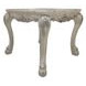 Dresden Bone White Rectangular End Table