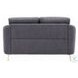 Yuina Gray Linen 60" Loveseat