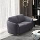 Yuina Gray Linen 60" Loveseat