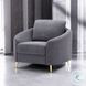 Yuina Gray Linen Chair