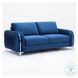 Wenona Blue Velvet 79" Sofa