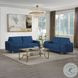 Wenona Blue Velvet 79" Sofa